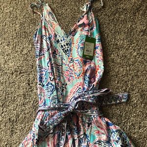 Lilly Pulitzer NWT Shell Me Romper Large